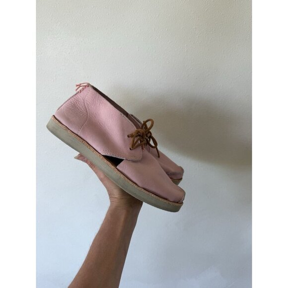 Satorisan Benirras Astex Algue Lace-Up Leather Shoes Pink Women’s Size 9 40 - Picture 2 of 5